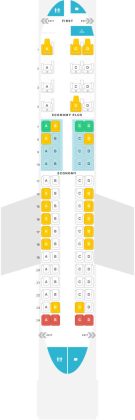 Embraer United Seat Map Airportix