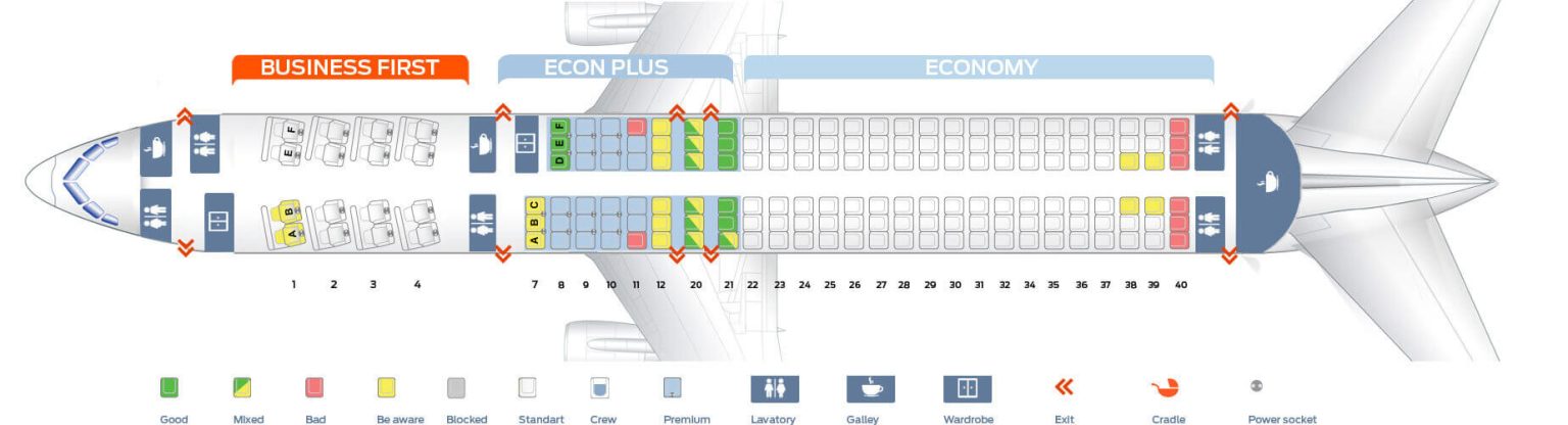 United Seat Map Airportix