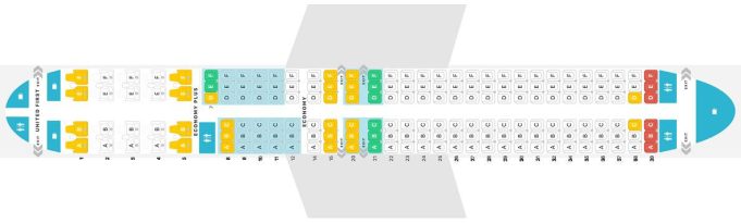 United Max Seat Map Airportix