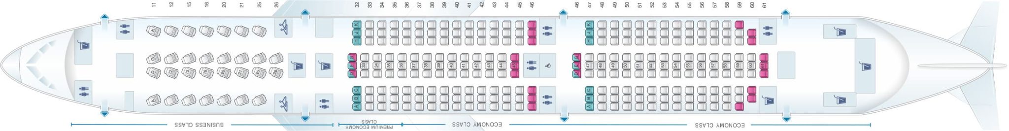 Hawaiian Airlines 787 787 9 Seat Map Airportix