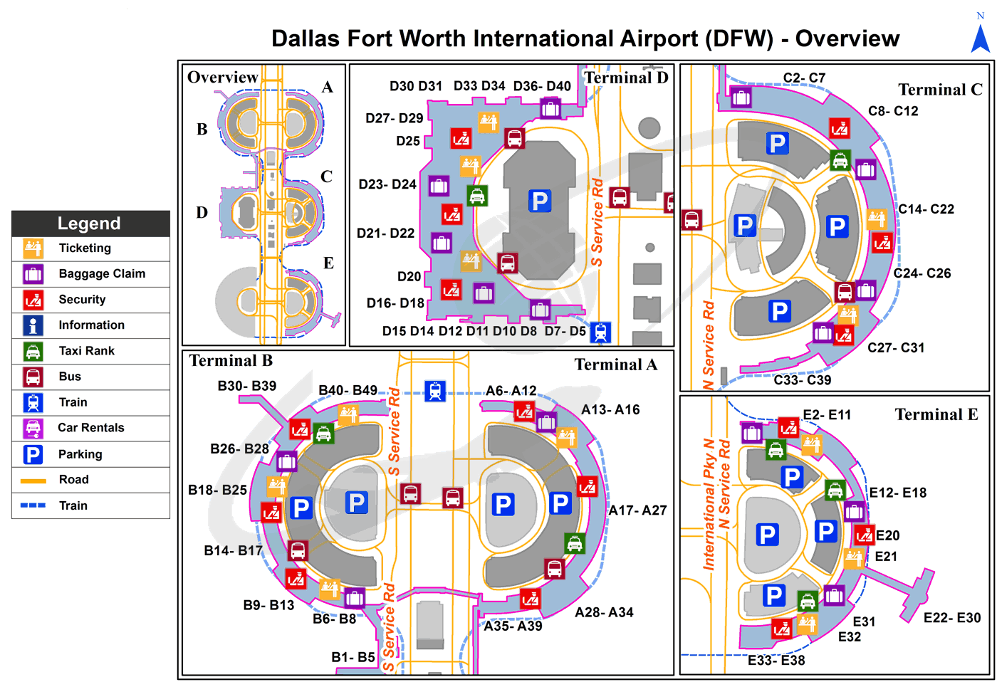 Dallasfort Worth Dfw International Airport Texas