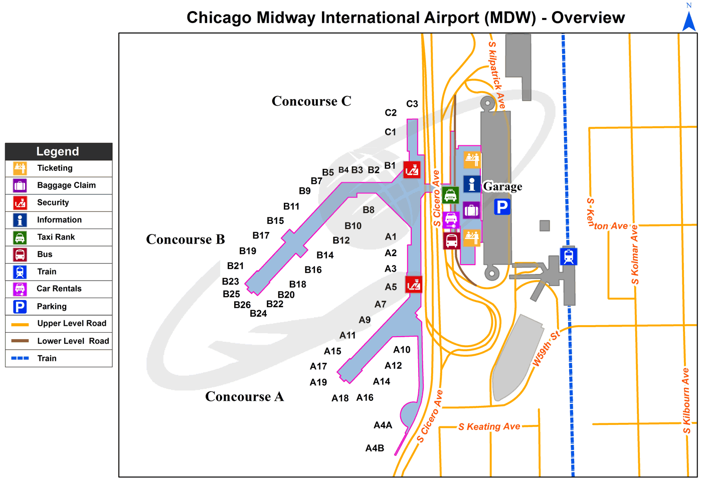 chicago midway (mdw) international airport | illinois