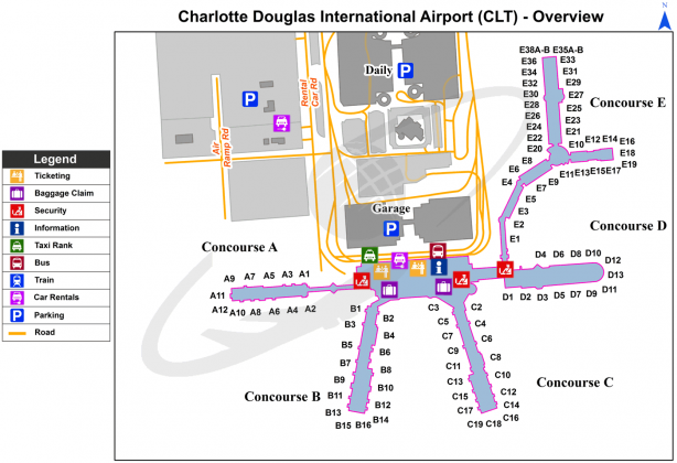 Charlotte Douglas (CLT) International Airport | North Carolina