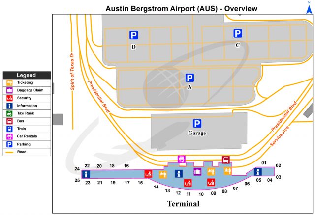 Austin-bergstrom International Airport (aus) 