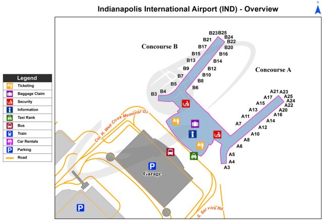 Indianapolis International Airport (IND) | Indiana