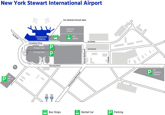 newsburgh stewart airport shuttle to new york city