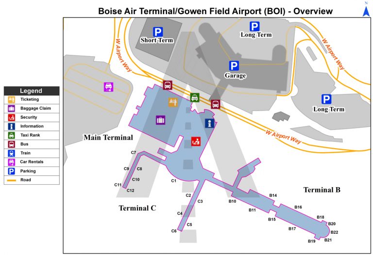 Boise (BOI) Airport — full guide | Idaho