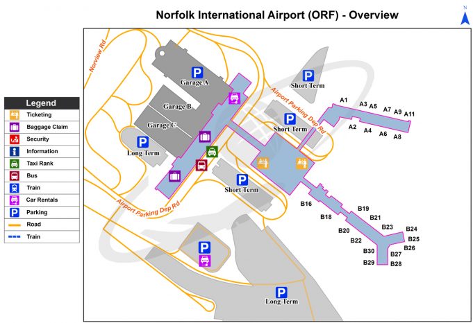 map norfolk international airport        <h3 class=