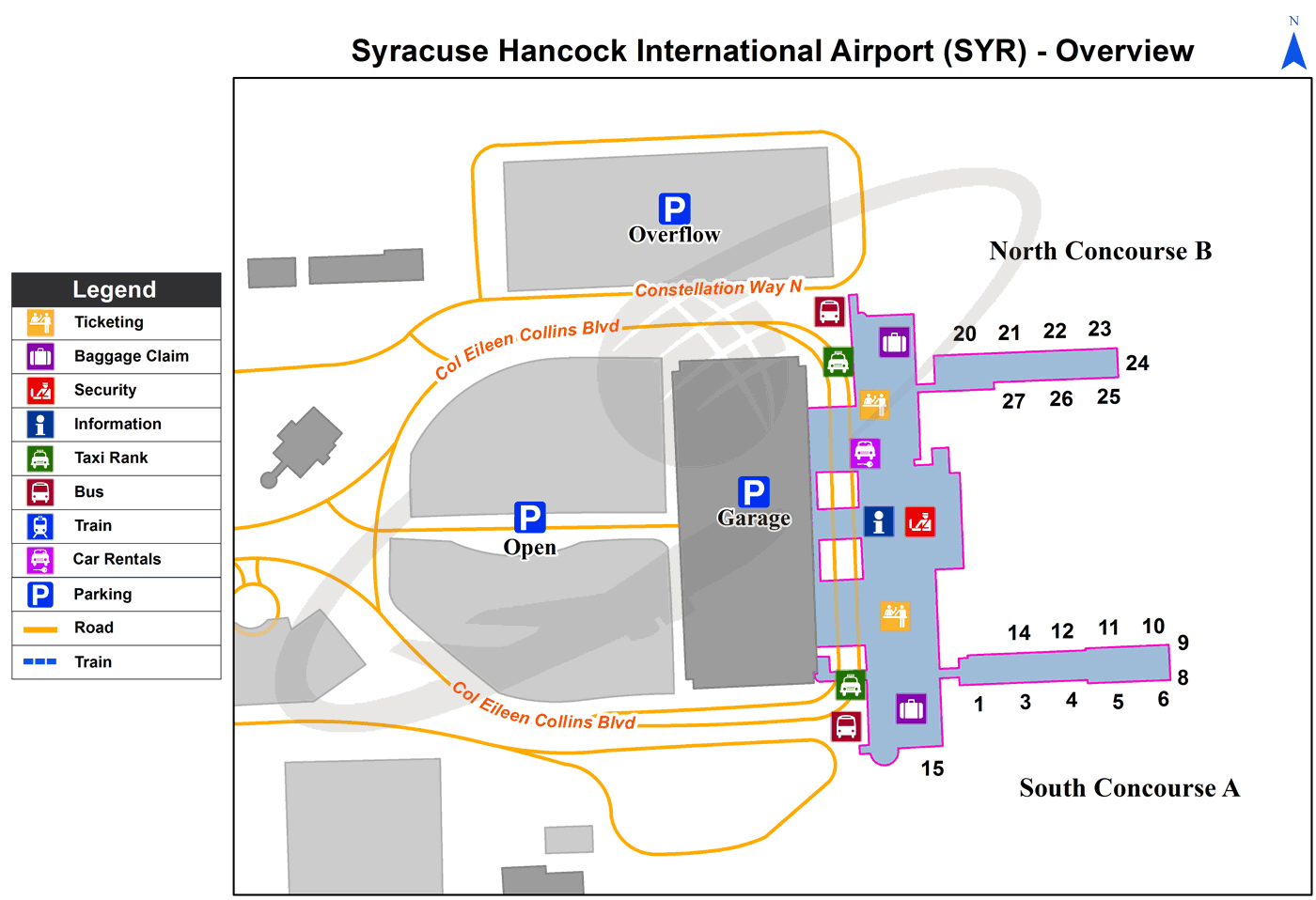 Charlotte Airport Map American Airlines