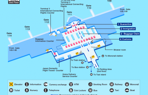 haneda airport terminal map 2