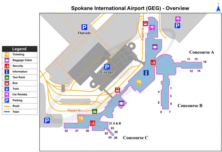 Spokane International Airport (GEG) | Washington