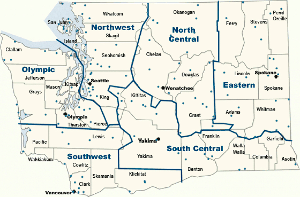 commercial airports in washington state