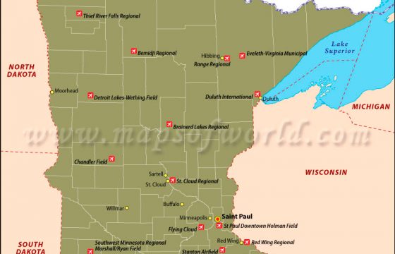 Airports in the US by States | Airportix