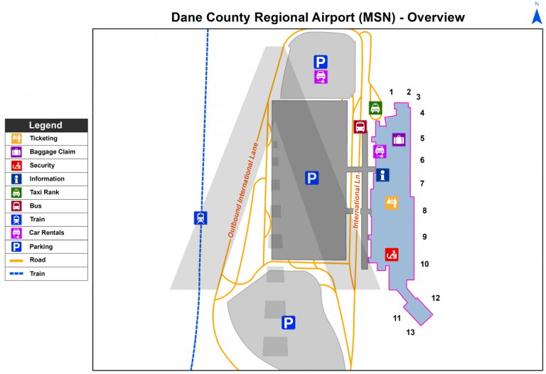 Dane County Regional Airport Truax Field (MSN) | Wisconsin