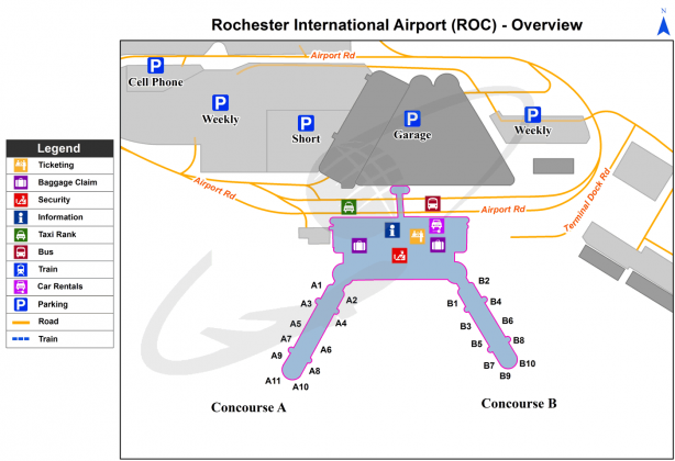 Frederick Douglass - Greater Rochester International Airport (ROC ...