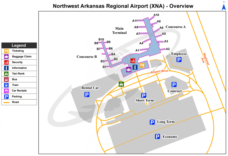Northwest Arkansas National Airport (XNA) Arkansas