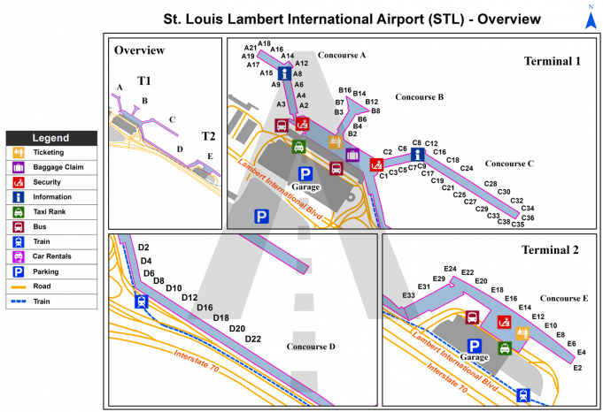 St. Louis Lambert International Airport (stl) 