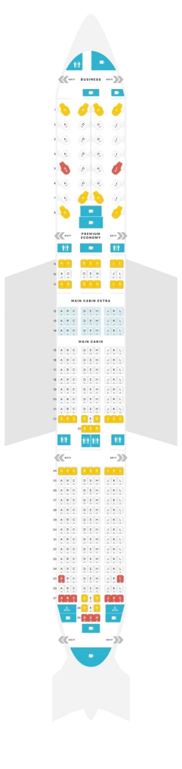 Boeing 787-9 Seat Map American Airlines | Airportix