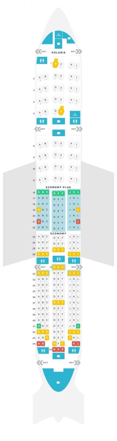 United 777-200 Seating Chart | Airportix