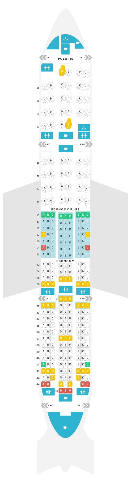 Delta Airlines Boeing 777 300er Seat Map Infoupdate