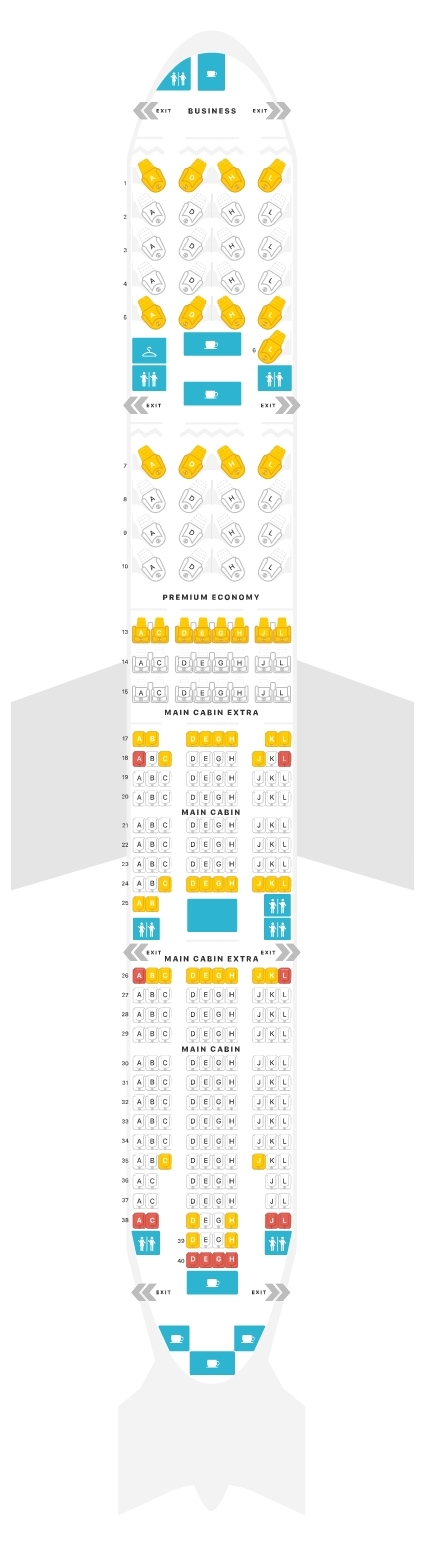 air seat map com