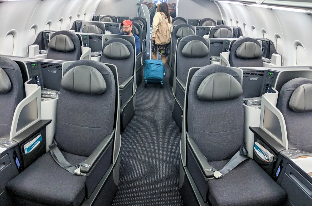 American Airlines First Class seats