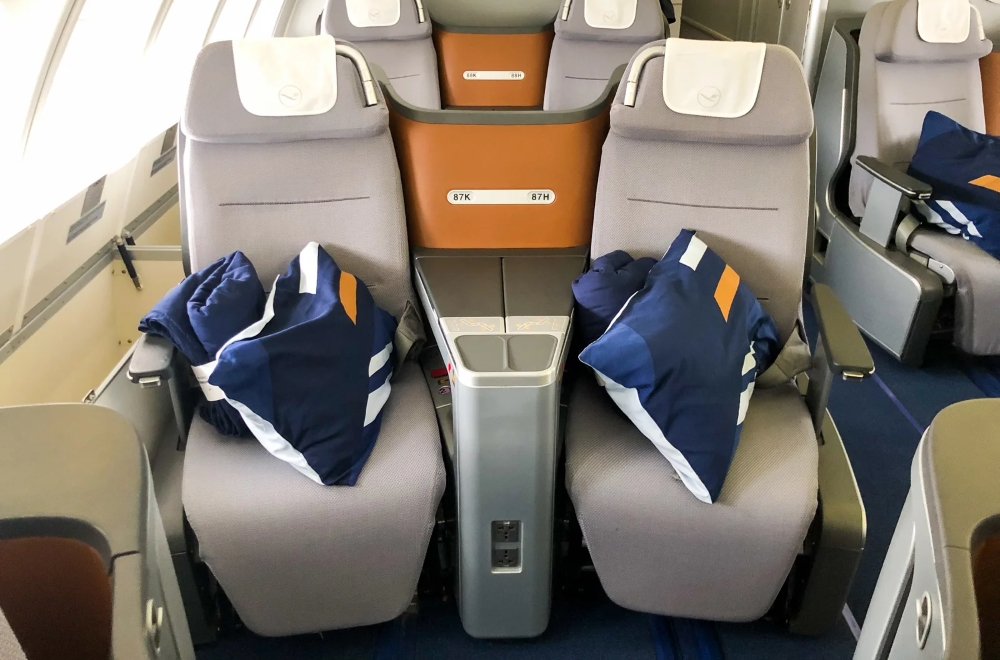 Lufthansa Business Class seats