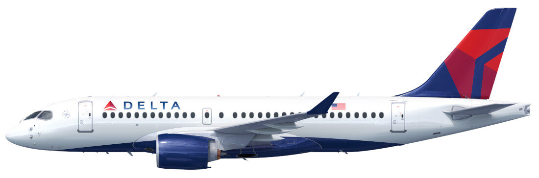Delta Airbus A220 100