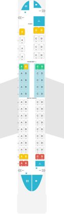 Delta Embraer 175 Seat Map - Airportix