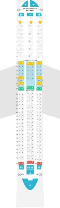 Boeing 767-300 United Seating Chart - Airportix