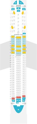 Boeing 767-300 United Seating Chart - Airportix