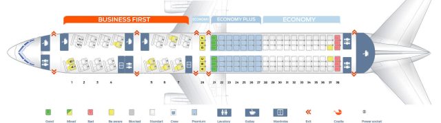 United 757-200 Seat Map - Airportix