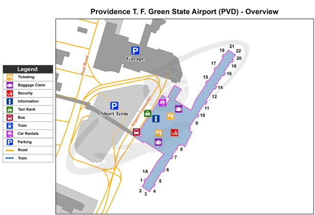 Providence Airport (PVD) — full guide | Rhode Island