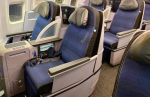 The United 757-200 Business Class