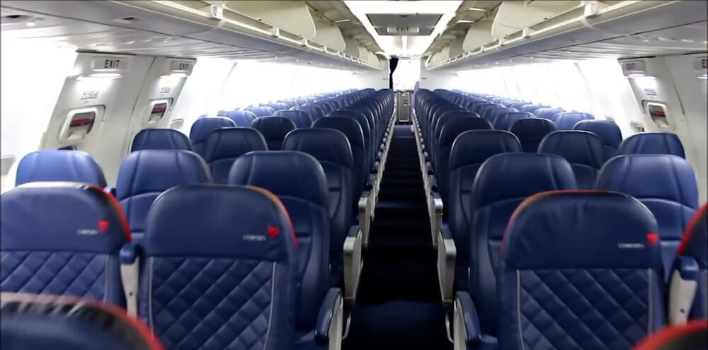 Delta Boeing 737 800 seating chart