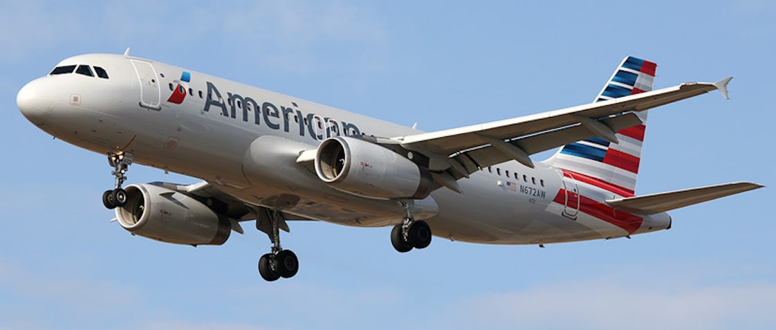 American Airlines Airbus A320 Seat Map