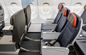 American Airlines A320 cabin