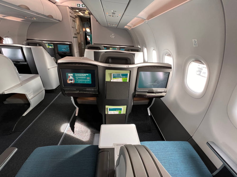 Aer Lingus Business Class seats
