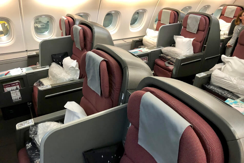 Qantas Airbus A380 Business Class