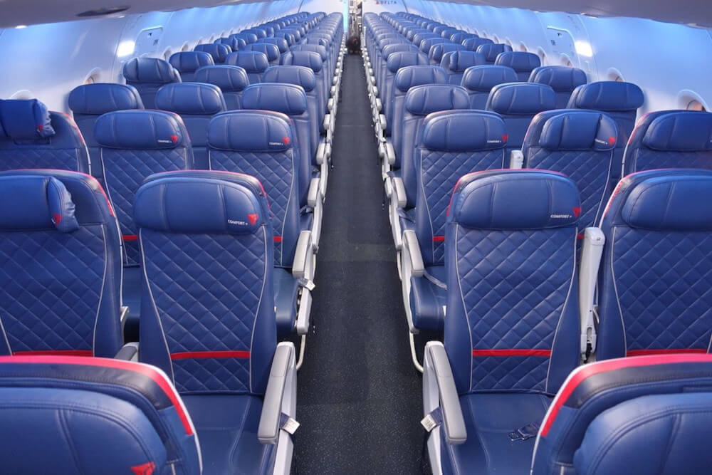 Airbus A319 Delta seating