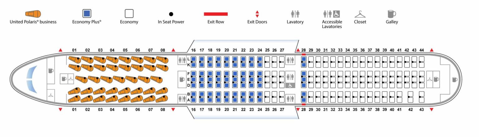 United 767-400ER Seat Map - Airportix