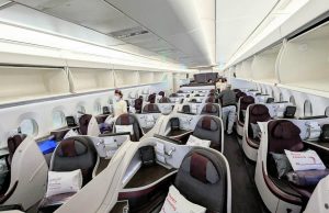 Qatar A350 Business class