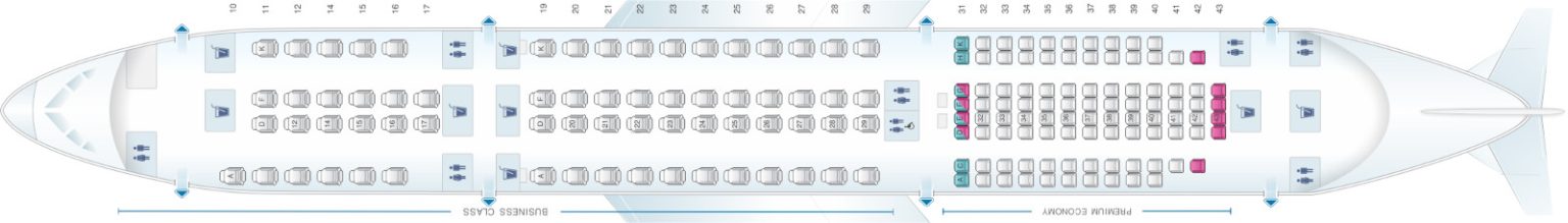 Airbus A350-900 Singapore Airlines Seat Map - Airportix